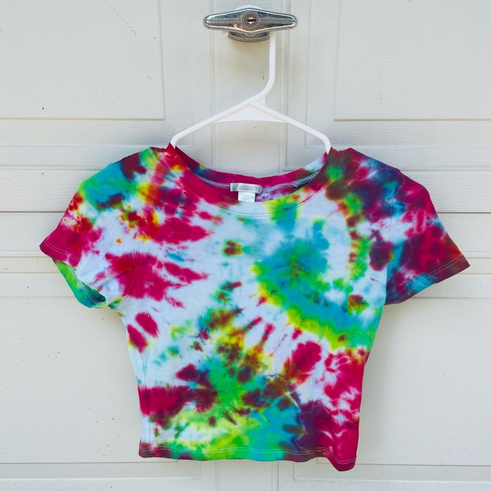 Tie Dye Cropped Tee
